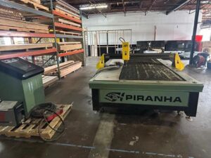 Piranha C-Series CNC Plasma Cutting Table. C510 with Poweremax 85 Pipe cutting attachment