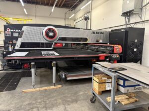 10/2012 Amada Mdl. EMLK3610NT CNC Laser Punch, s/n 43612097, ONLY 16,000 HOURS, 4K Watt Laser, 33 Ton 58 Station Turret
