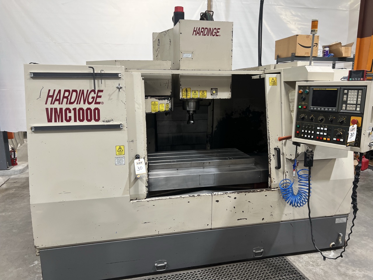 Hardinge VMC1000 vertical machining center offered in the Prototype Machine Shop auction