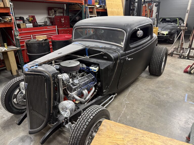 Unfinished 1934 Ford hot-rod coupe offered in the upcoming San Mateo auction